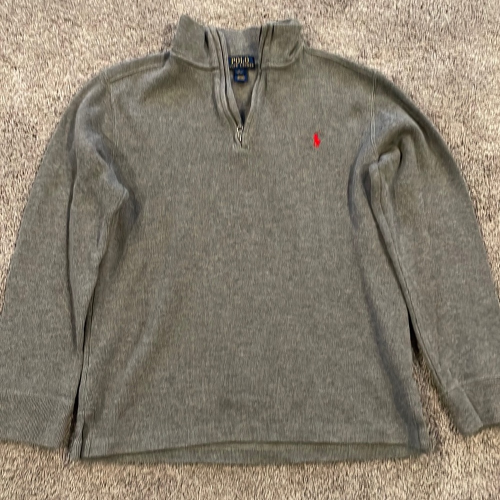 Polo quarter zip boys size LG